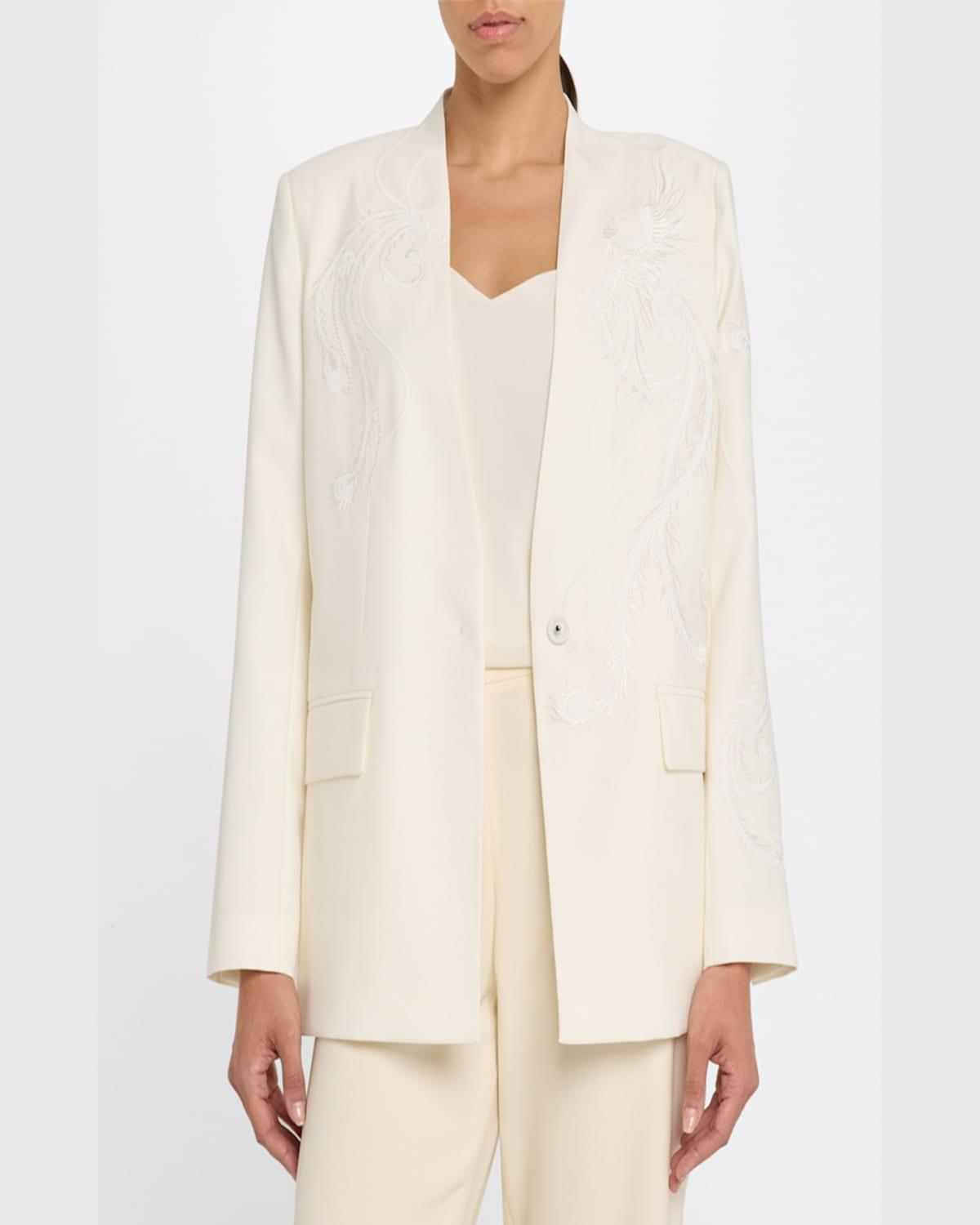 Sydney Embroidered Wool-Blend Jacket