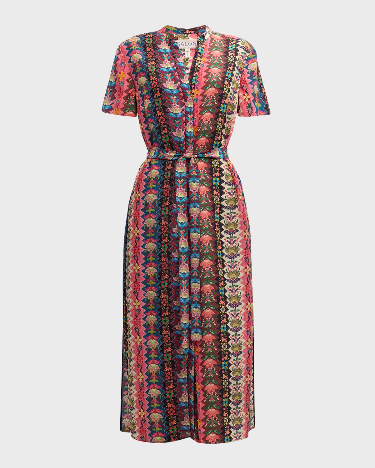 Vicki Printed Midi Dress