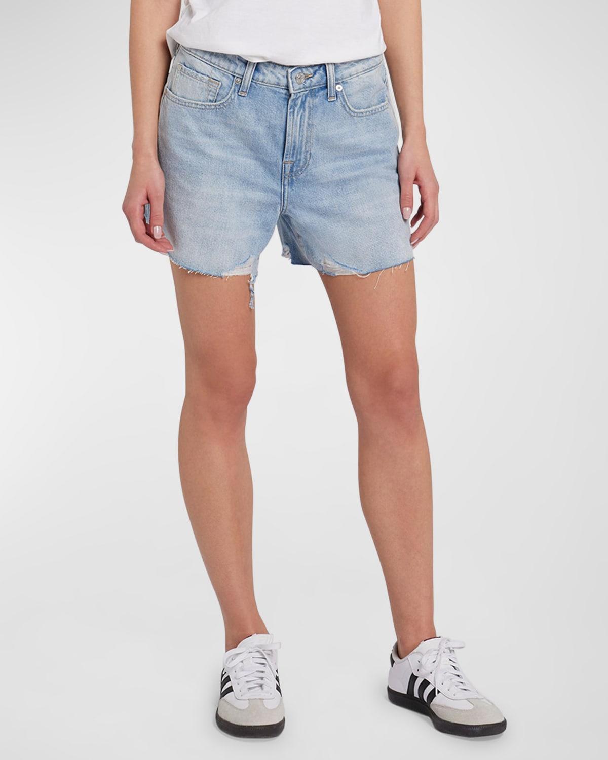 Monroe Long Denim Shorts