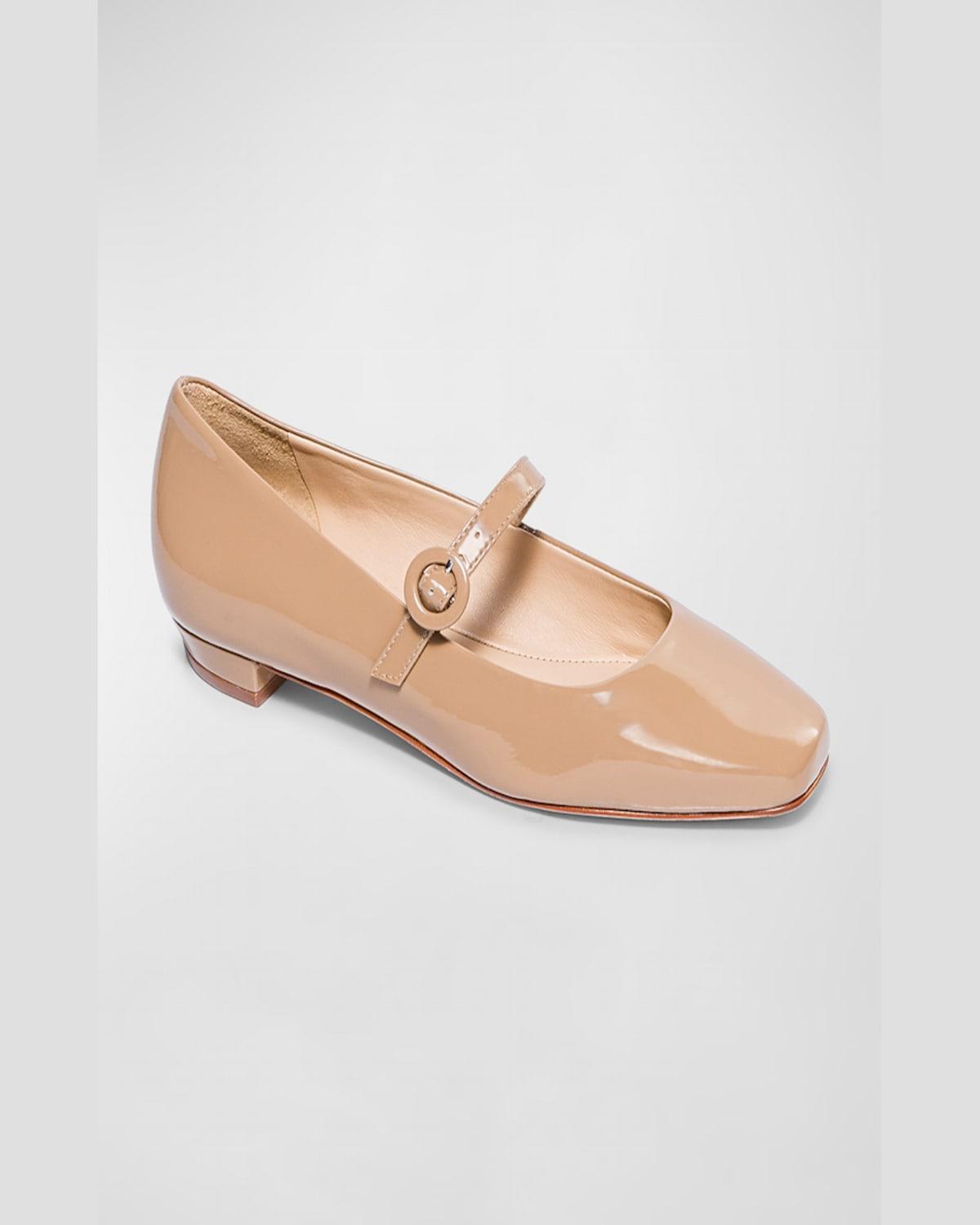 Patent Mary Jane Ballerina Flats