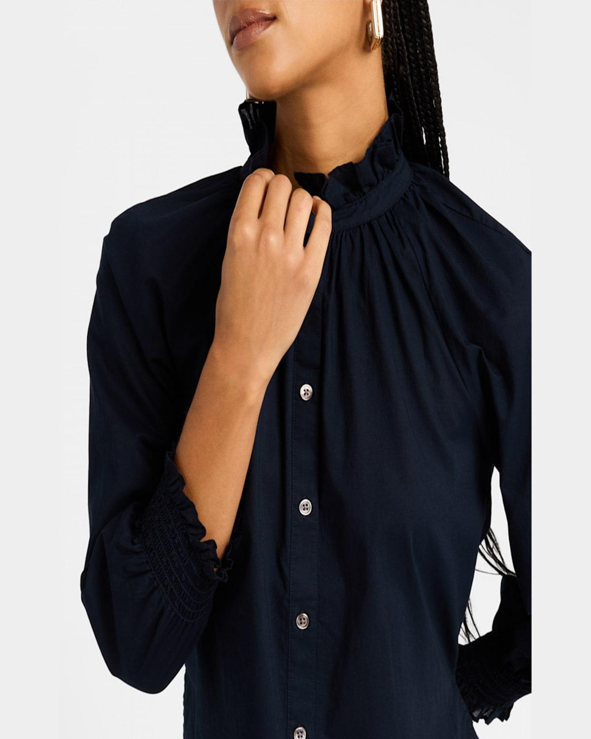 Calisto Ruffled Button-Front Shirt