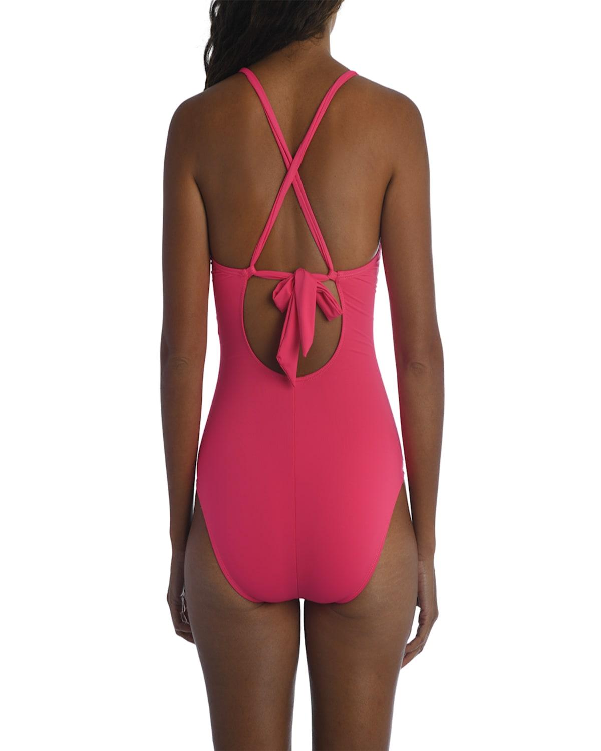 Island Goddess Mio High-Neck One-Piece Swimsuit