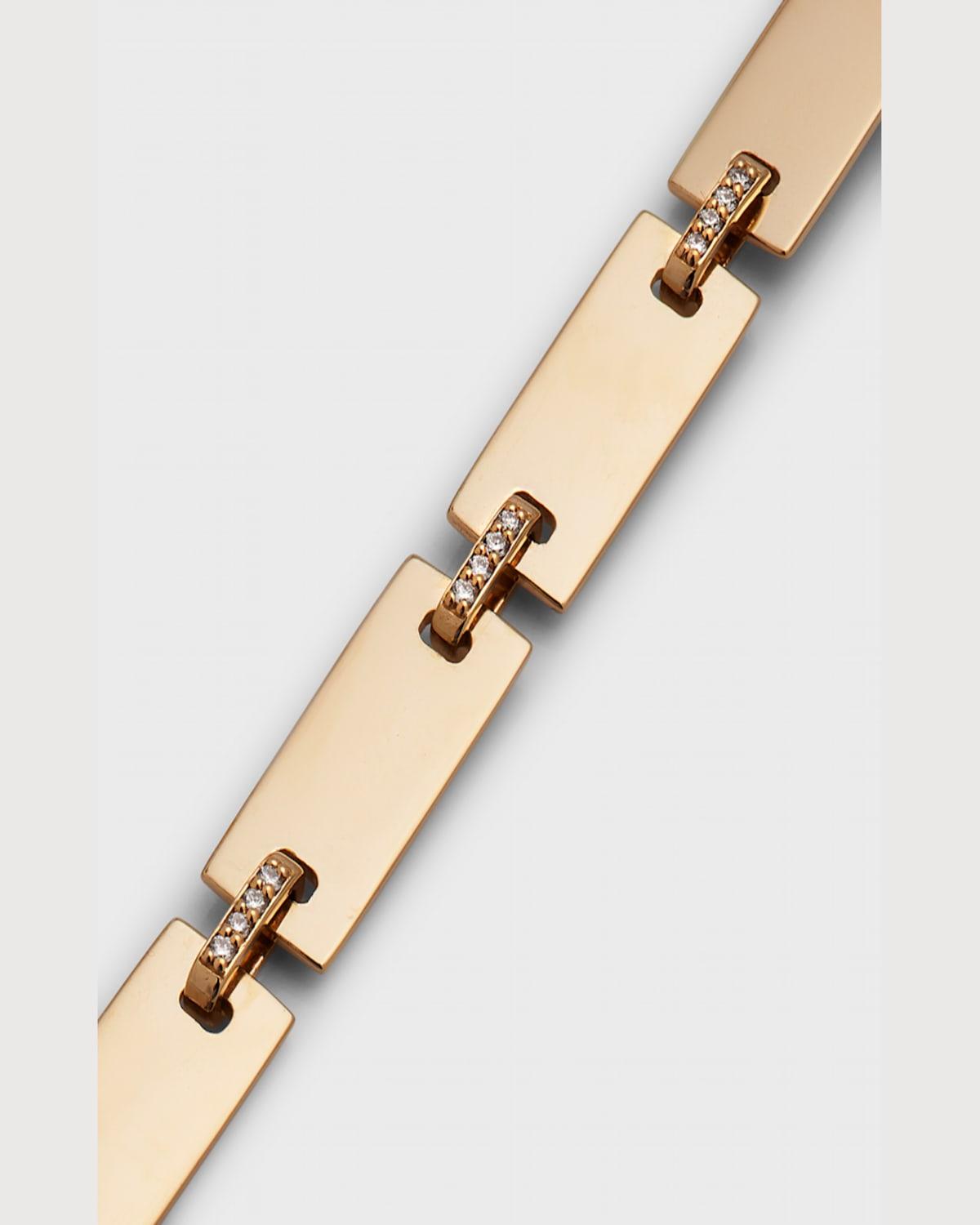 14K Flawless Tag Link Bracelet