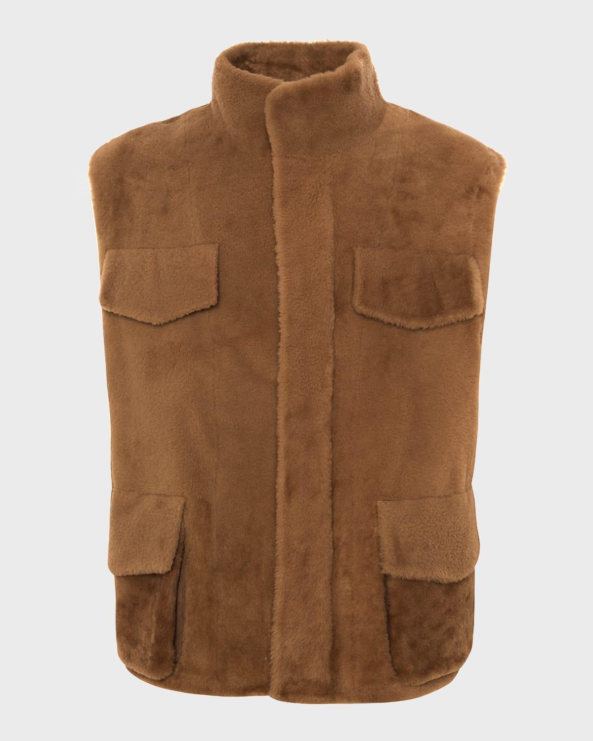 Men's Sheared Shearling Vest