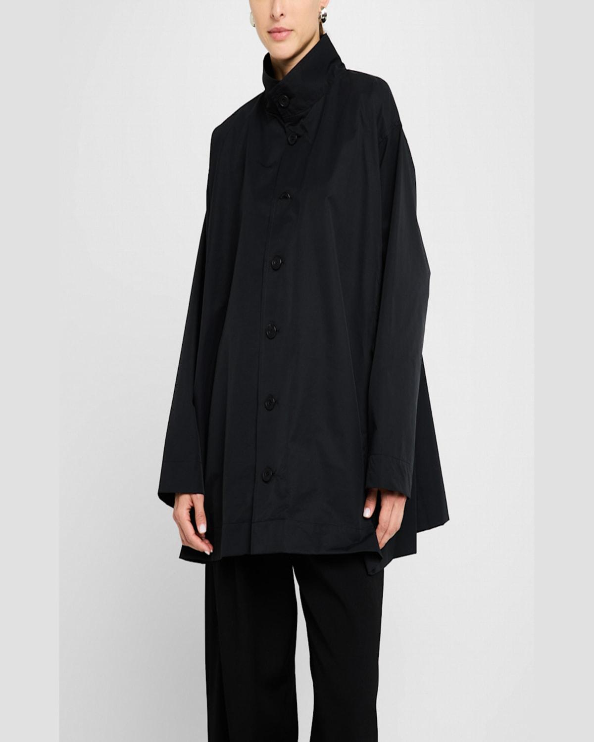 Caucasus High Neck Raincoat (Long Length)