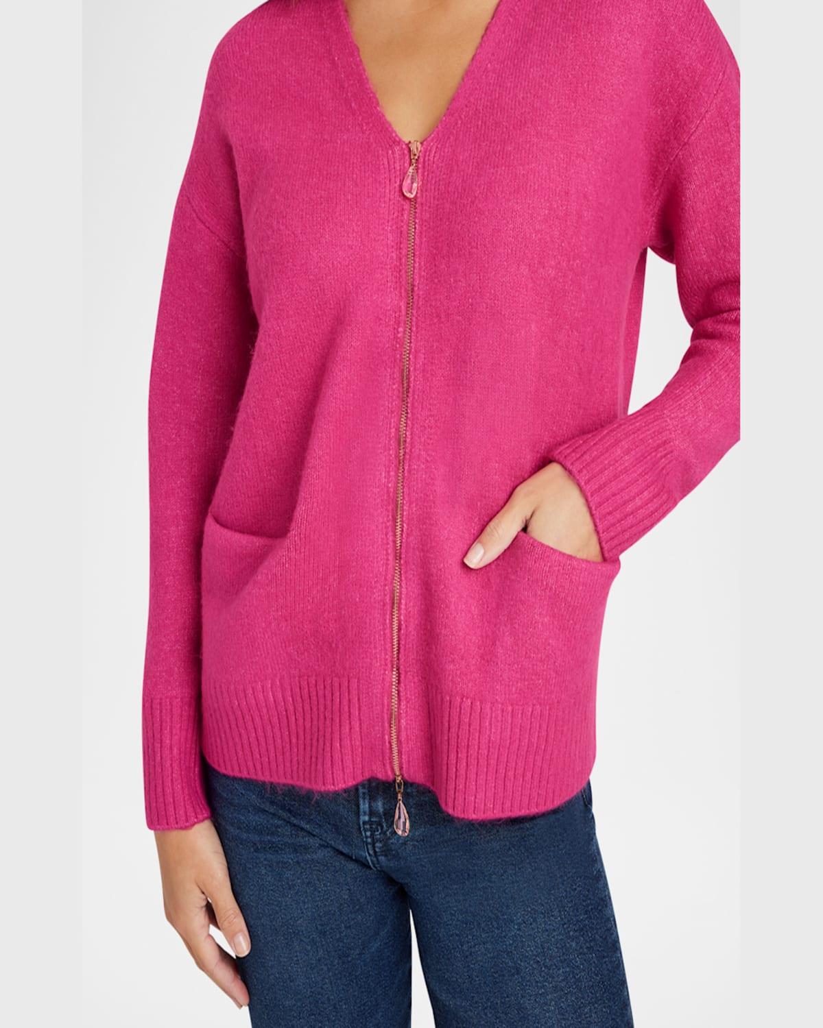 Zeena Zip-Up Cardigan