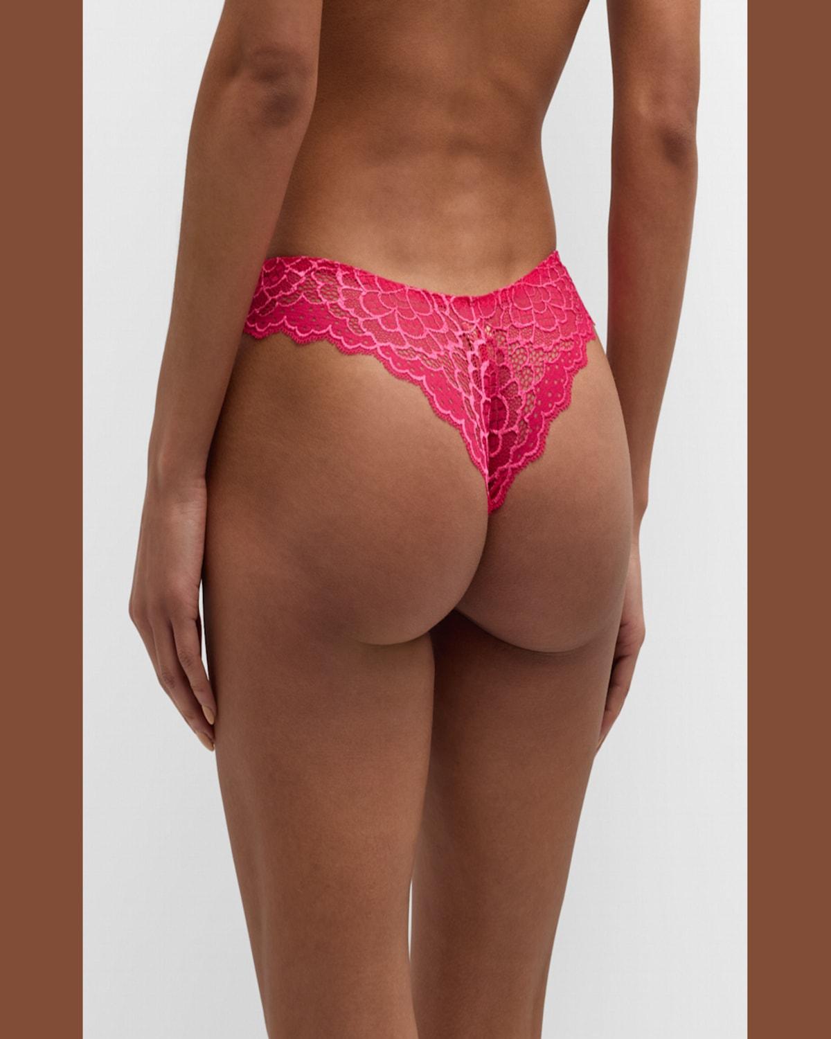 Caresse Lace Mesh Thong