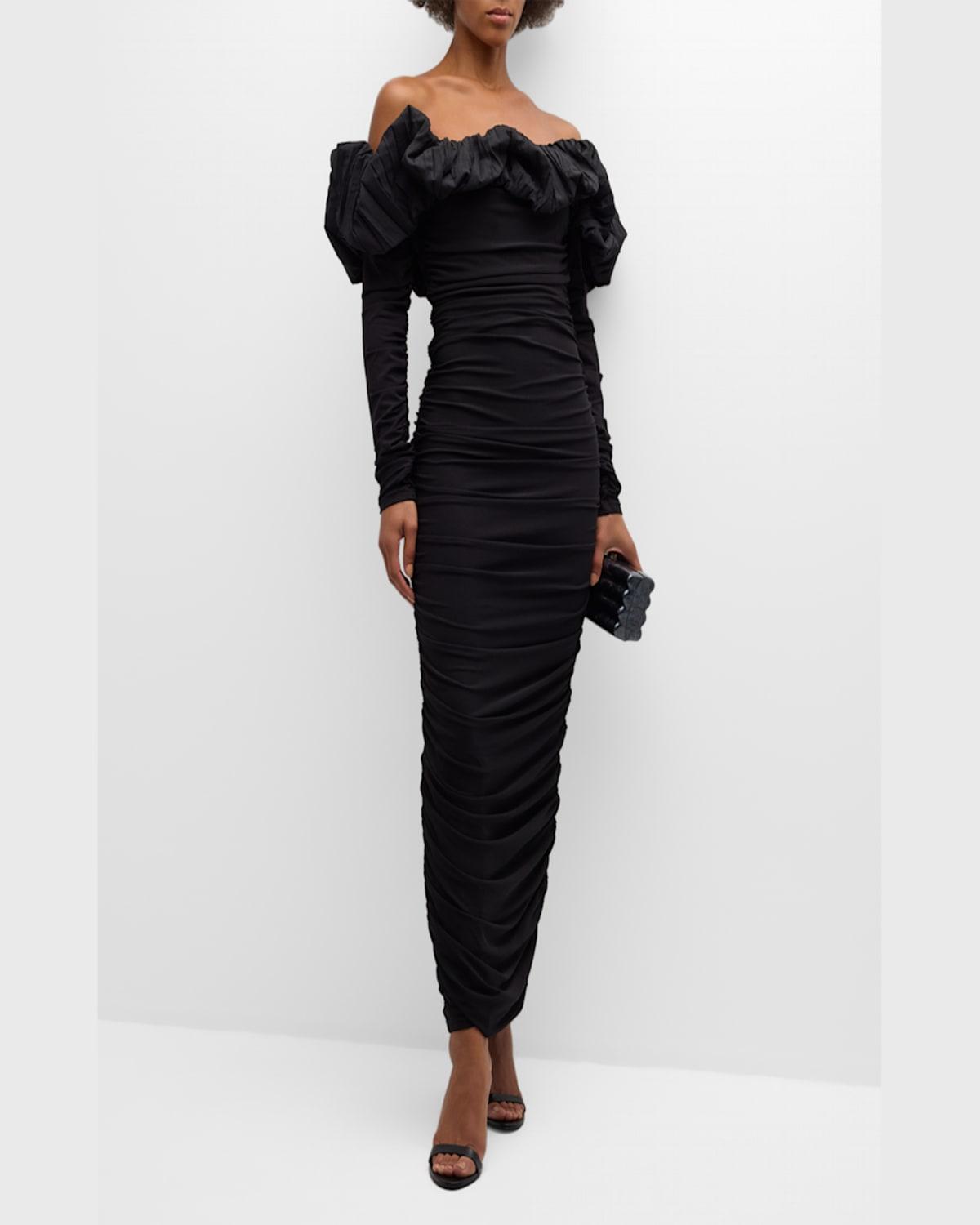 Ambleside Off-The-Shoulder Midi Dress