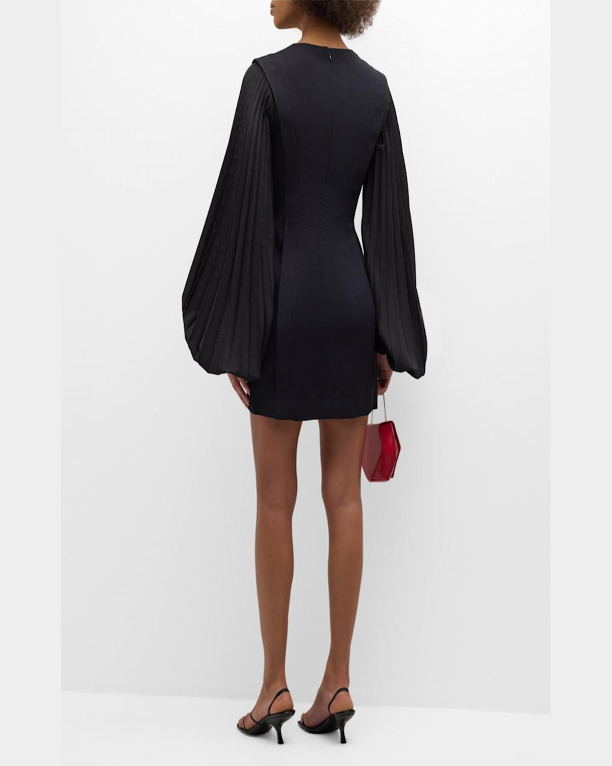 Theodore Long-Sleeve Mini Dress 