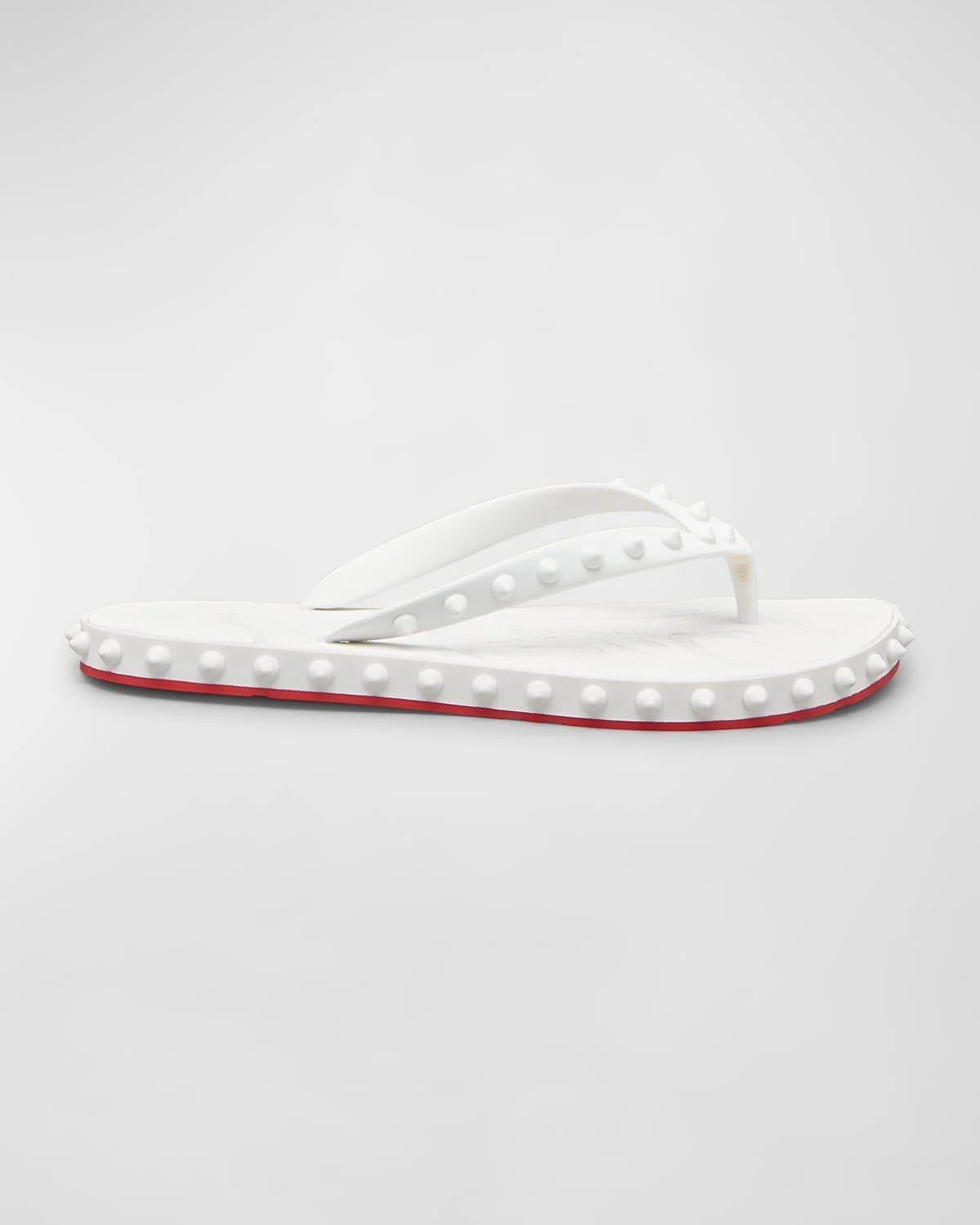 Loubi Donna Spike Red Sole Flip Flops