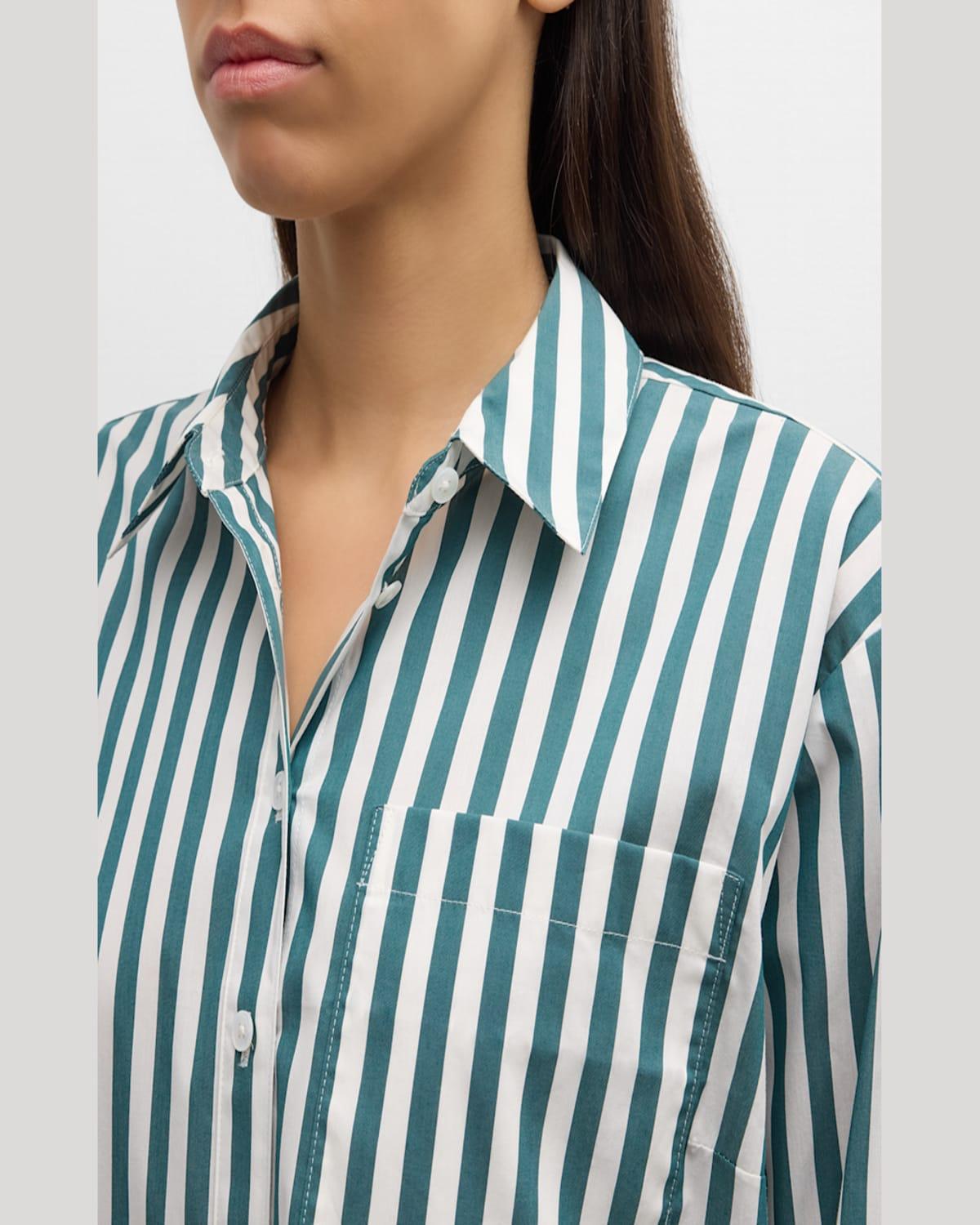 Maia Stripe Long-Sleeve Shirt