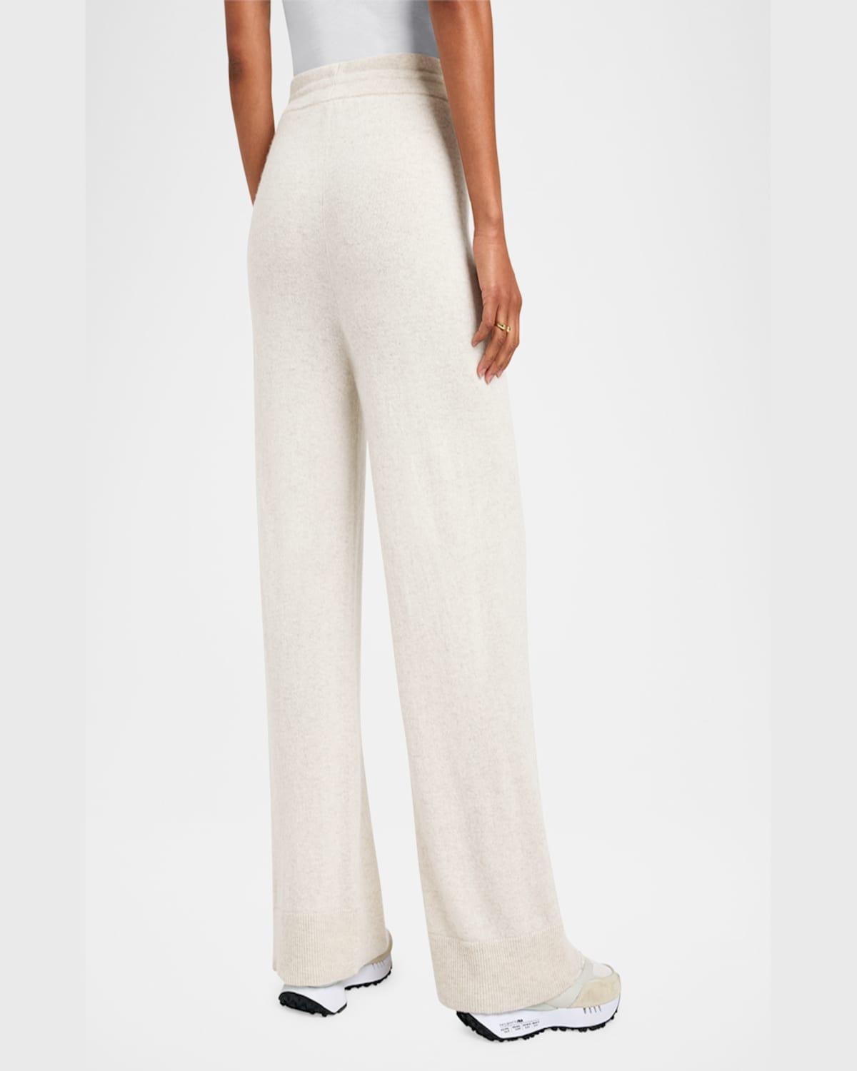 Cashmere Wide-Leg Pants