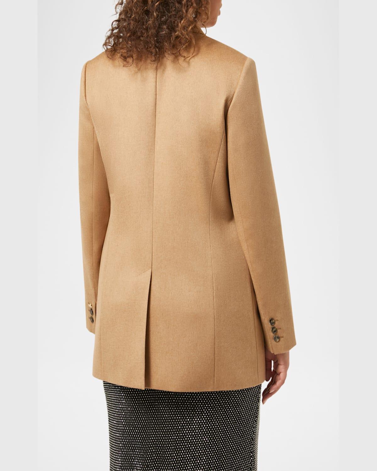 Plus Size Biagio Camel Wool Blazer