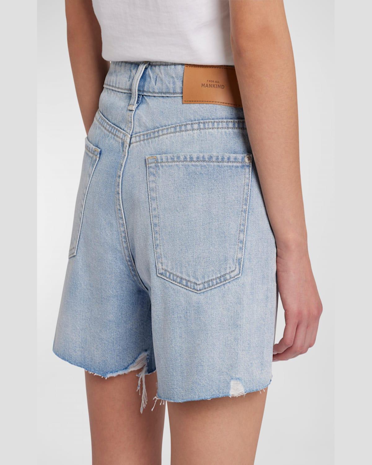 Monroe Long Denim Shorts