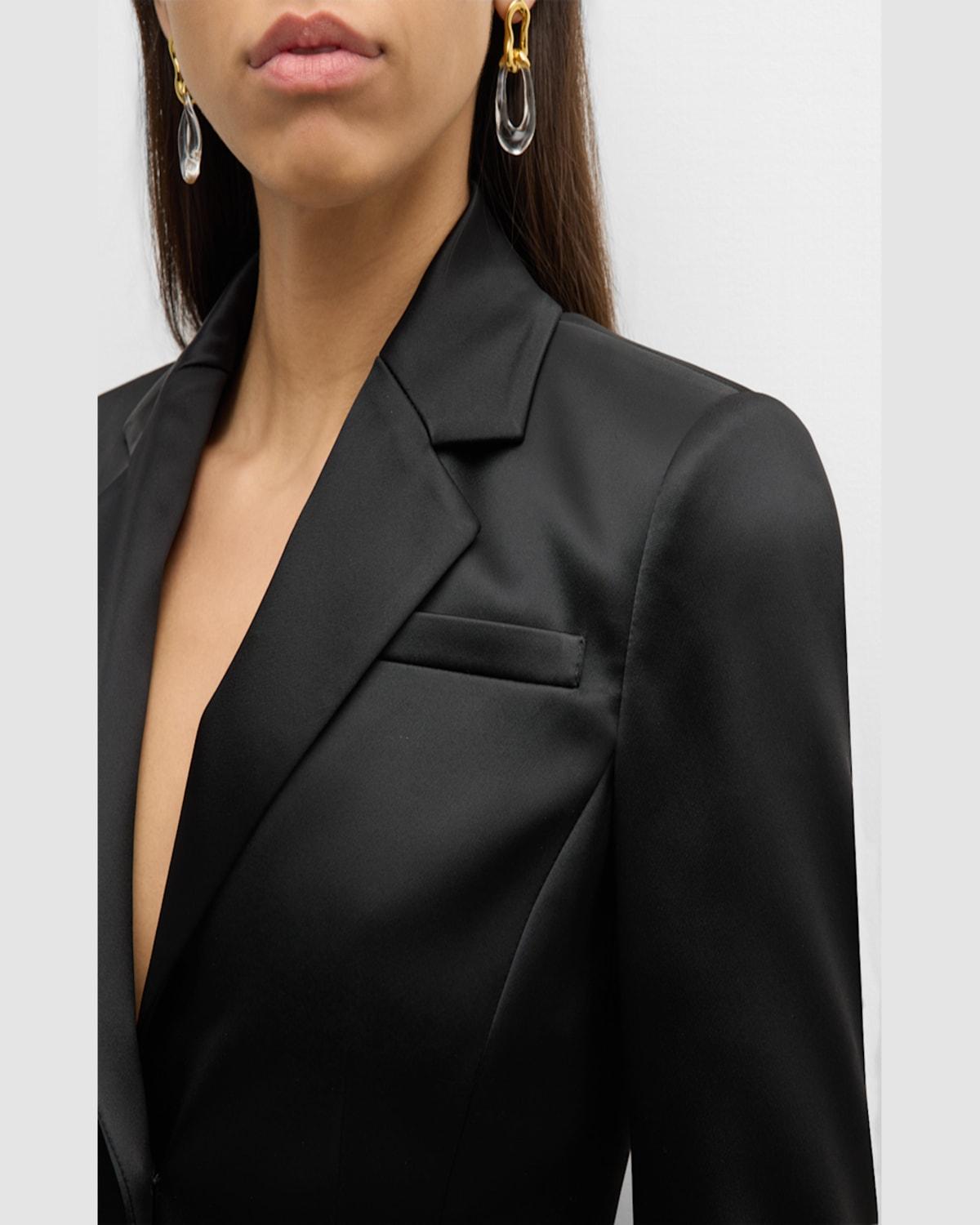 Fenice Satin Blazer Jacket