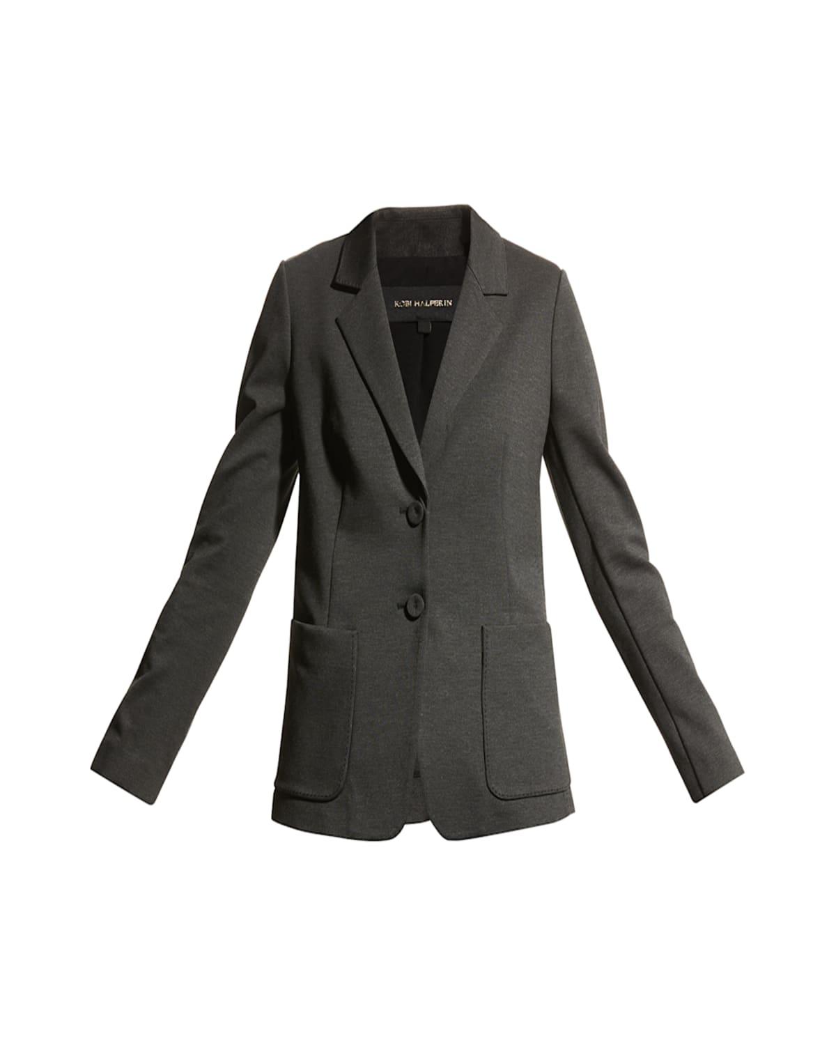 Steffi Two-Button Ponte Jacket