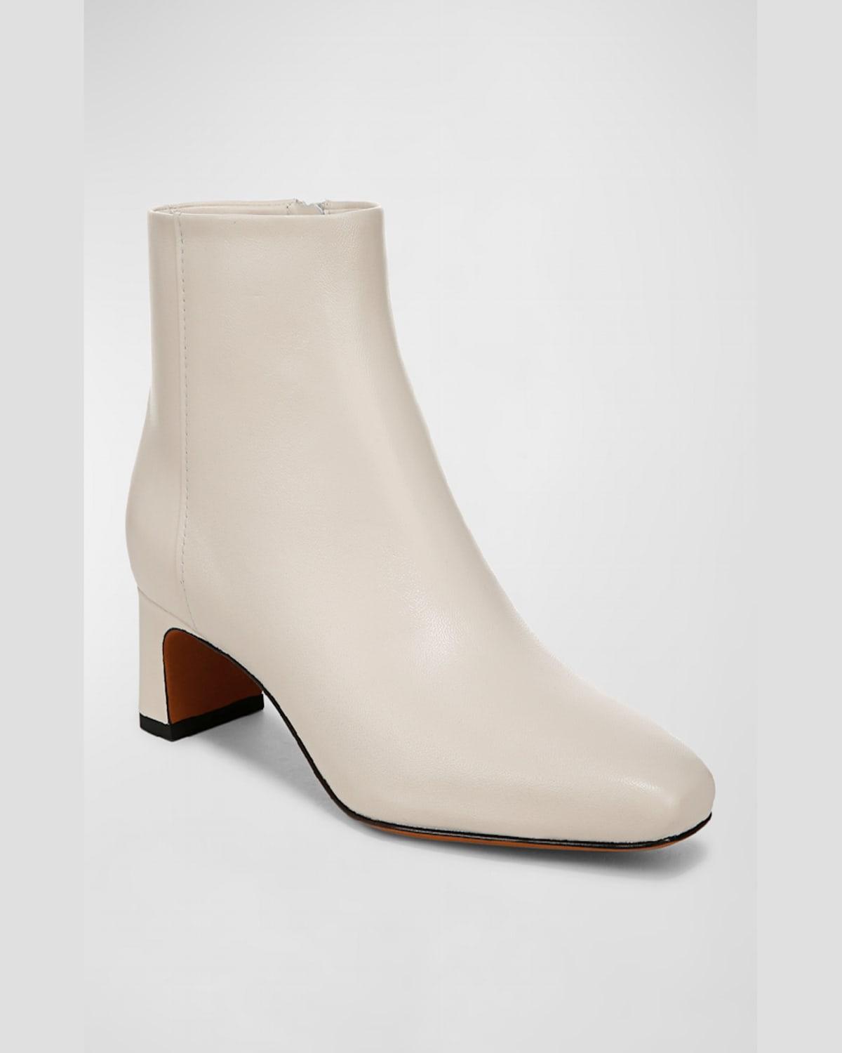 Silvana Leather Zip Ankle Booties