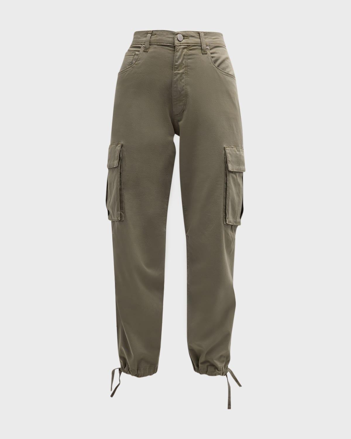 Gwen Straight Crop Cargo Joggers