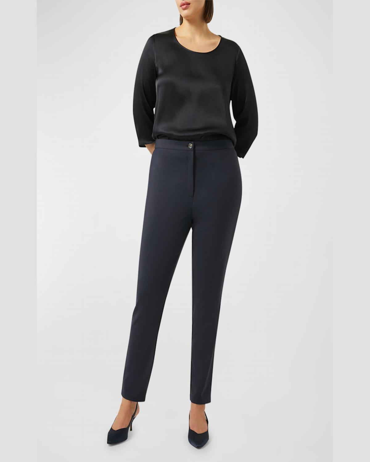 Plus Size Rosa Skinny Cotton Pants