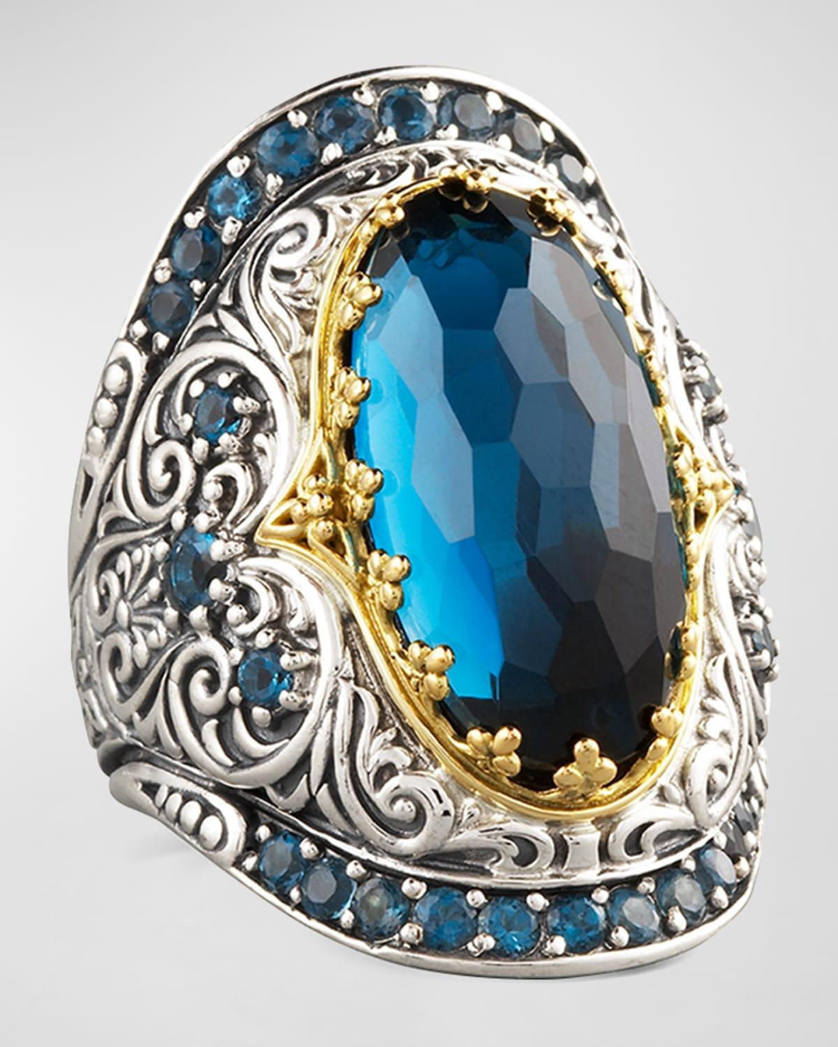 London Blue Topaz Ring