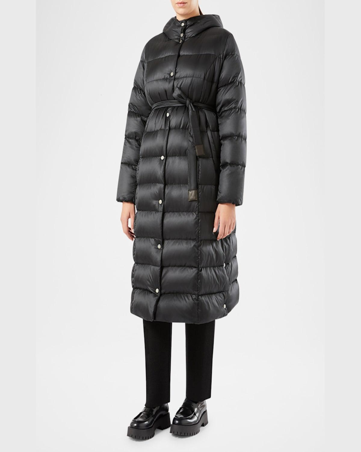 Plus Size Cerea Hooded Puffer Coat