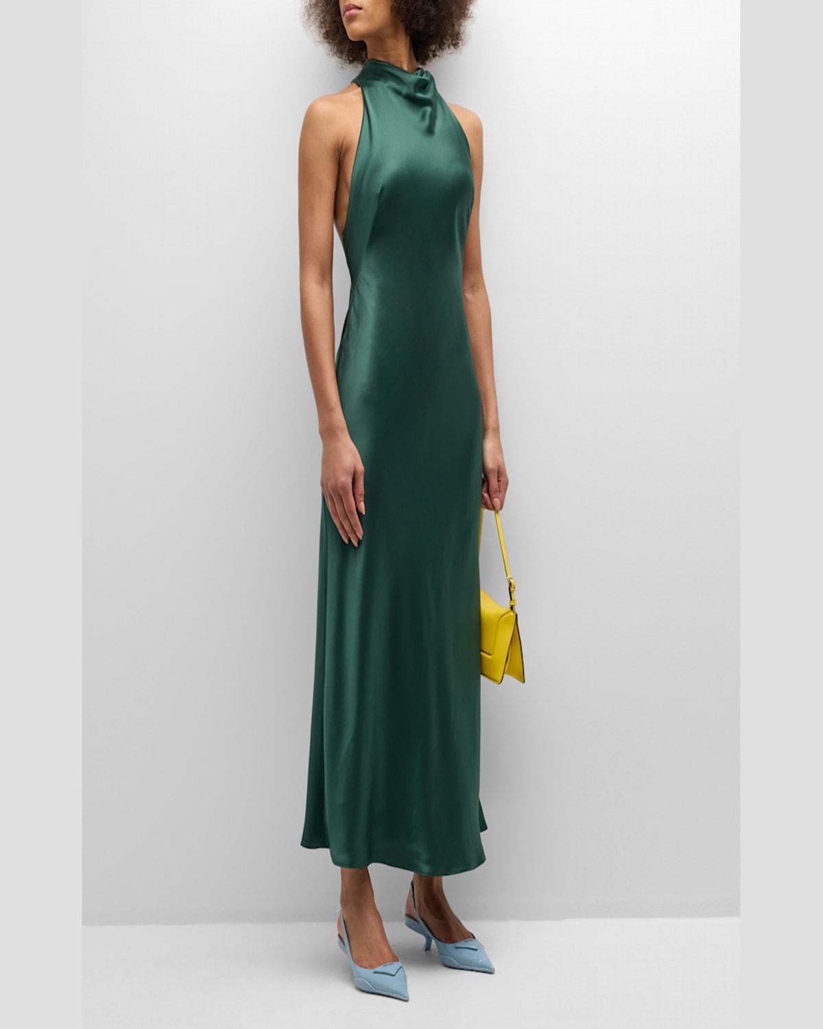 Cadell Cowl-Neck Midi Dress