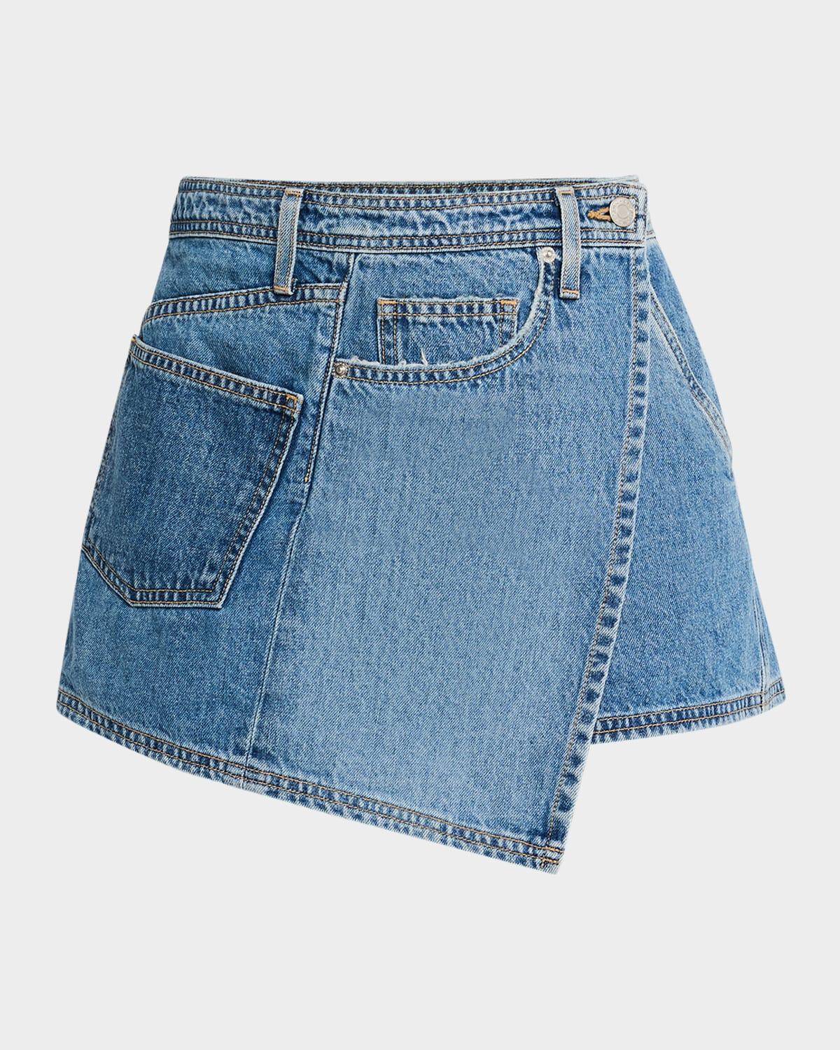 Molly Denim Mini Skort