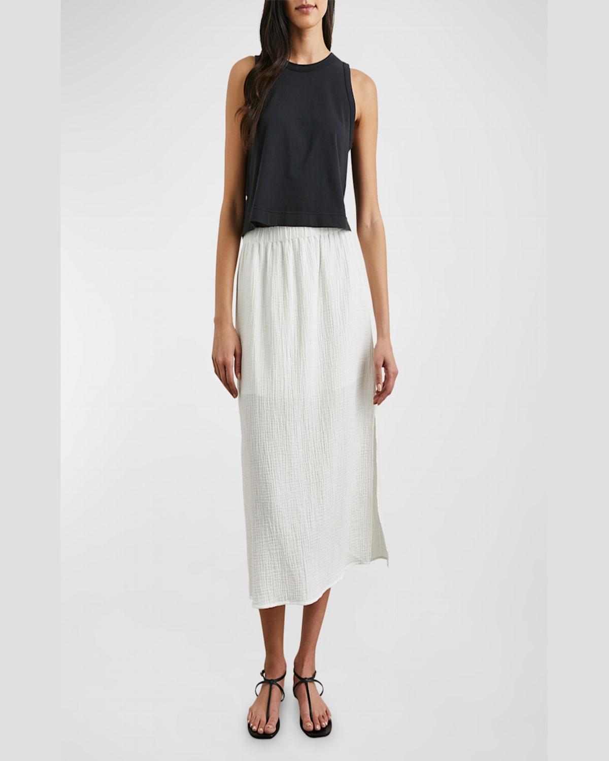 Soraya Gauze Midi Skirt 