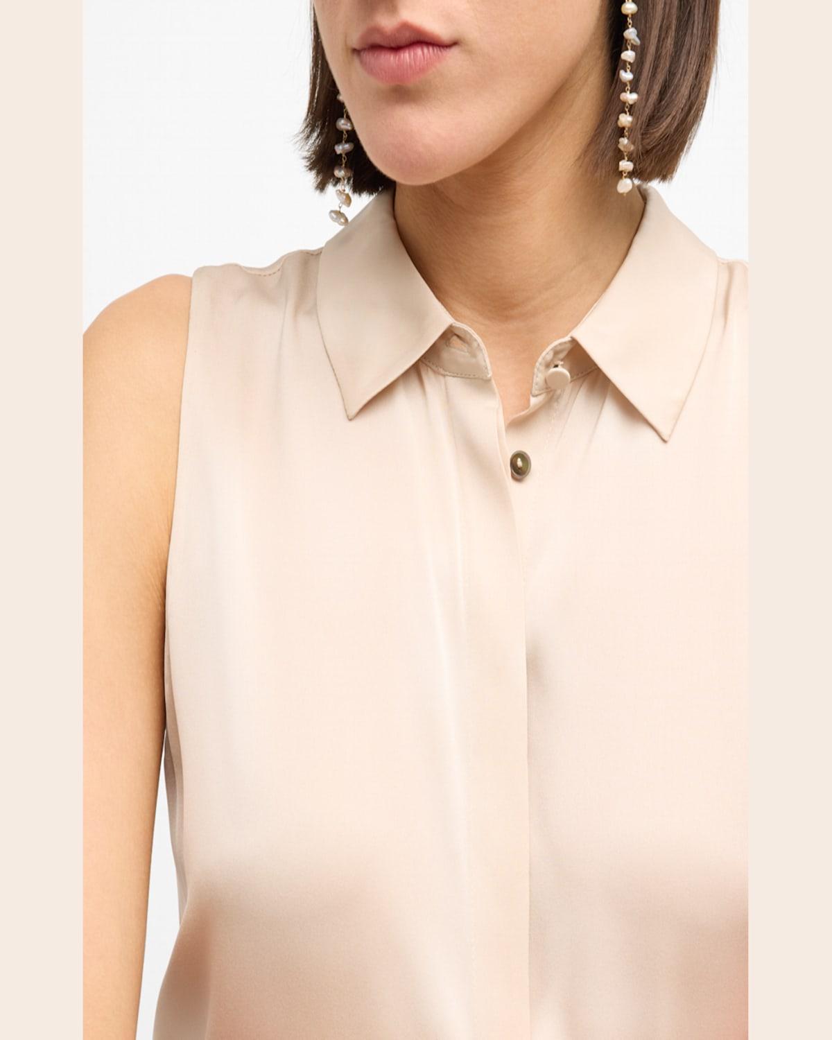 Celine Sleeveless Georgette Blouse