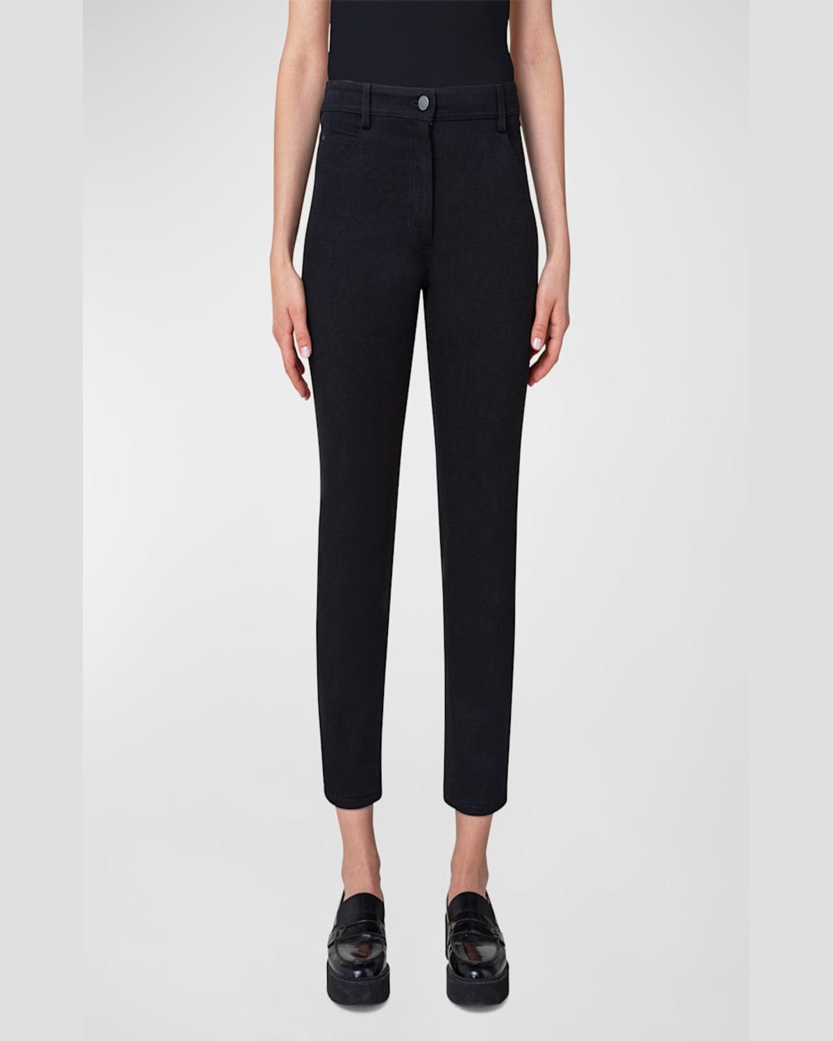 Maru Slim-Legs Ankle Stretch Denim Pants