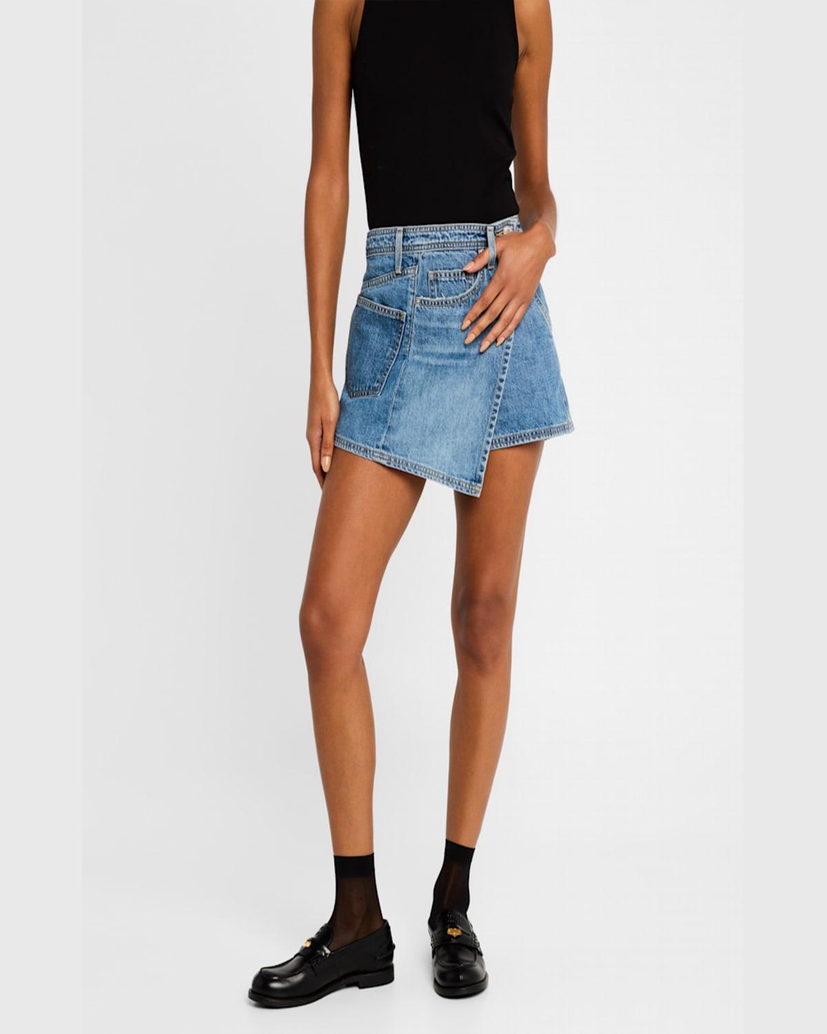 Molly Denim Mini Skort