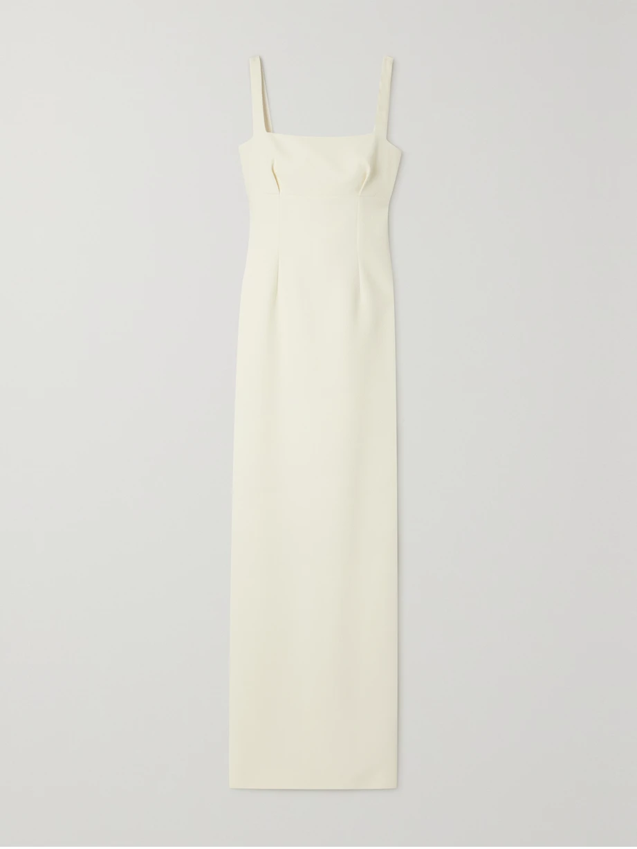 Micheline crepe maxi dress