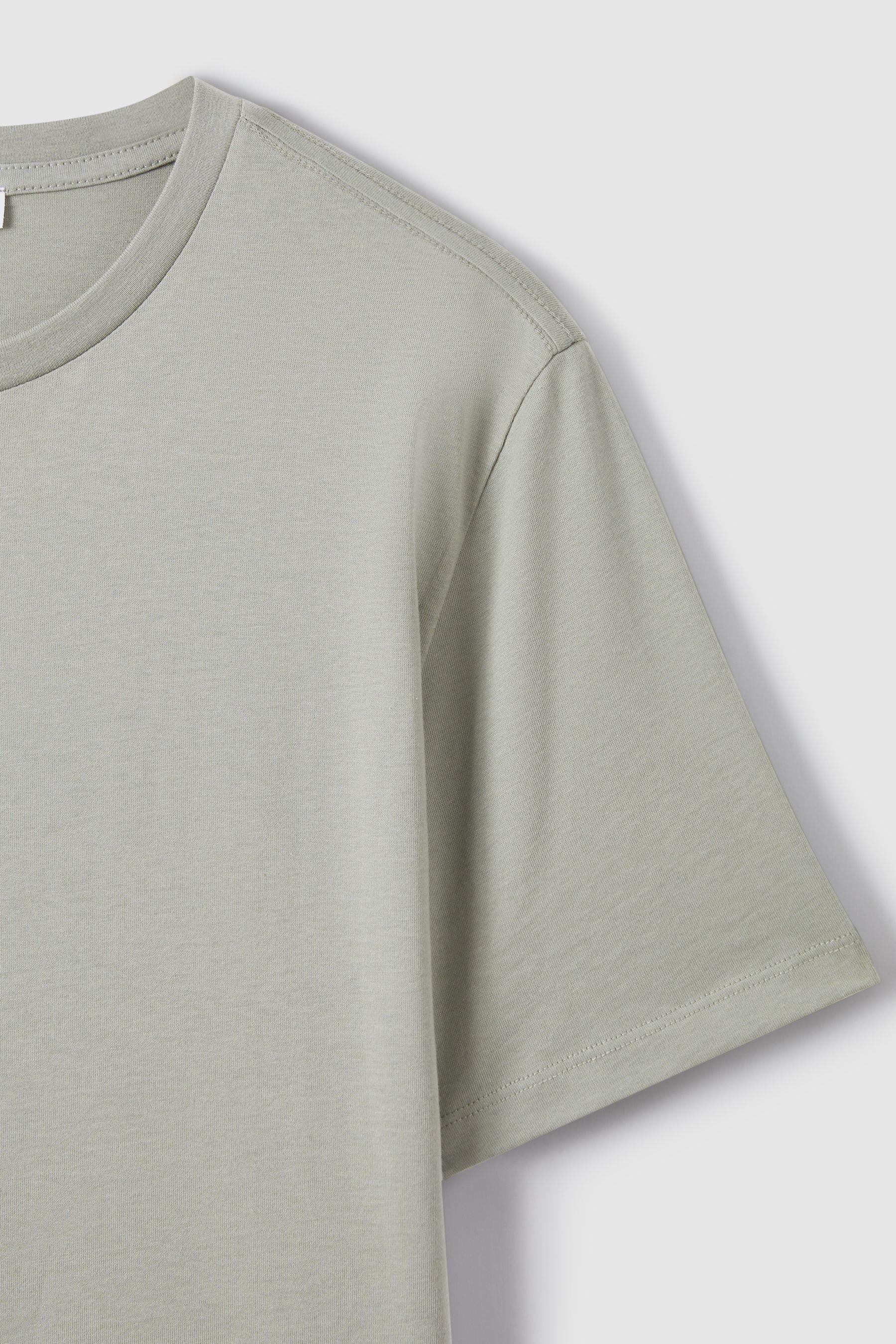 Crew Neck T-Shirt in Pistachio