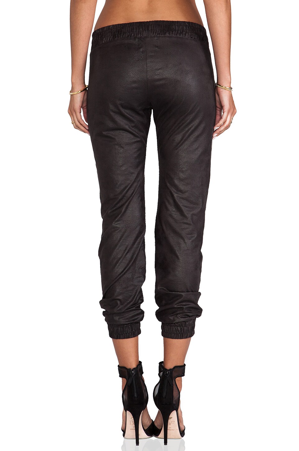 Vegan Leather Sweats