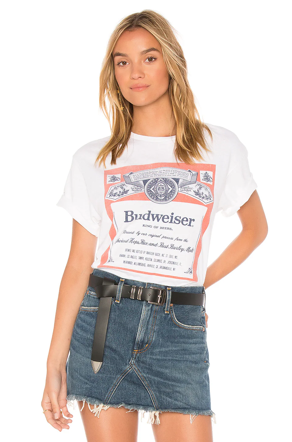 T-SHIRT MIT AUFDRUCK BUDWEISER