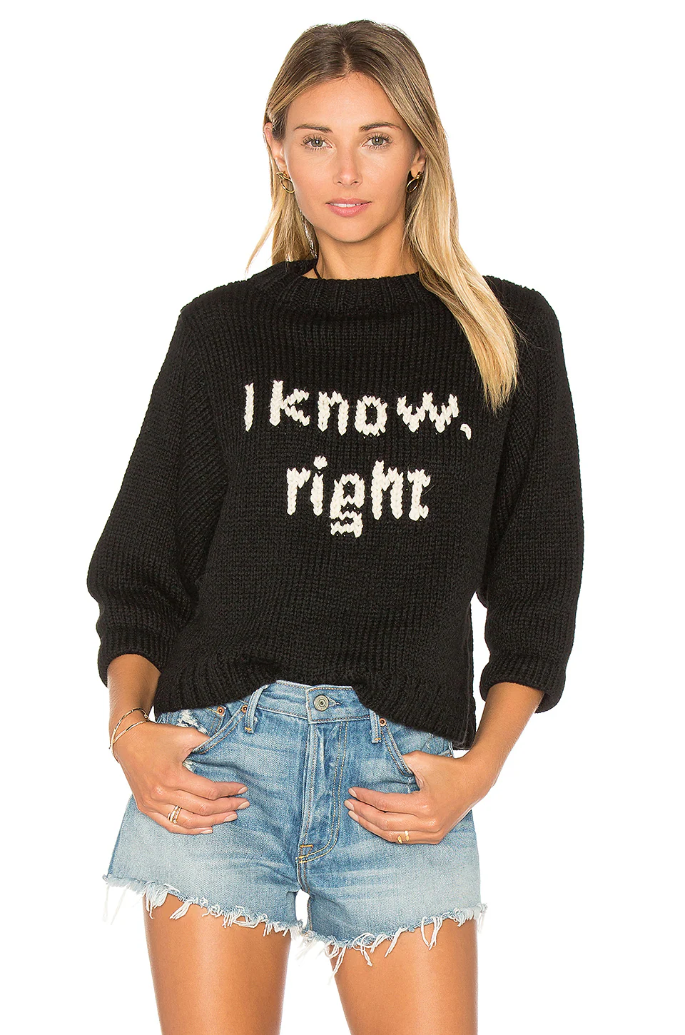 I KNOW sweater