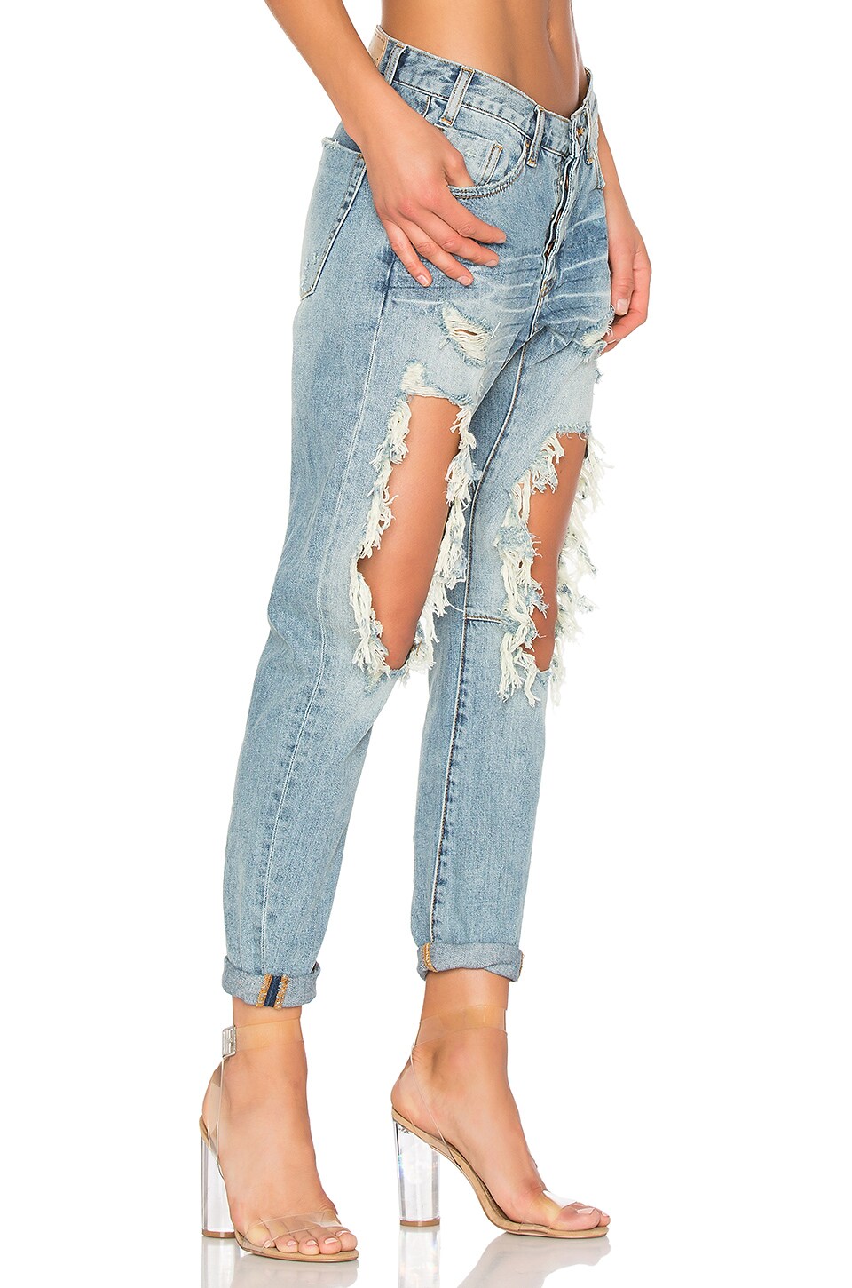 SAINTS boyfriend jeans