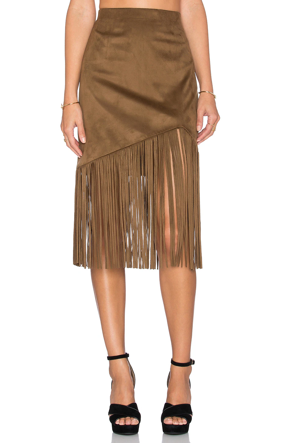 DONNA fringed skirt