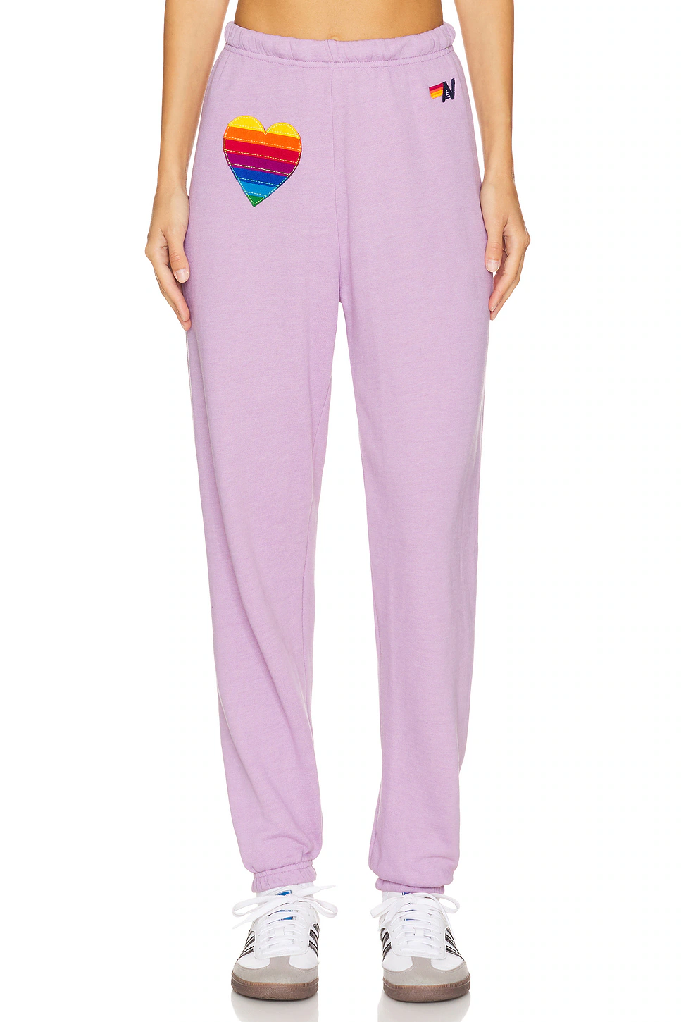 Rainbow Heart Stitch Sweatpant