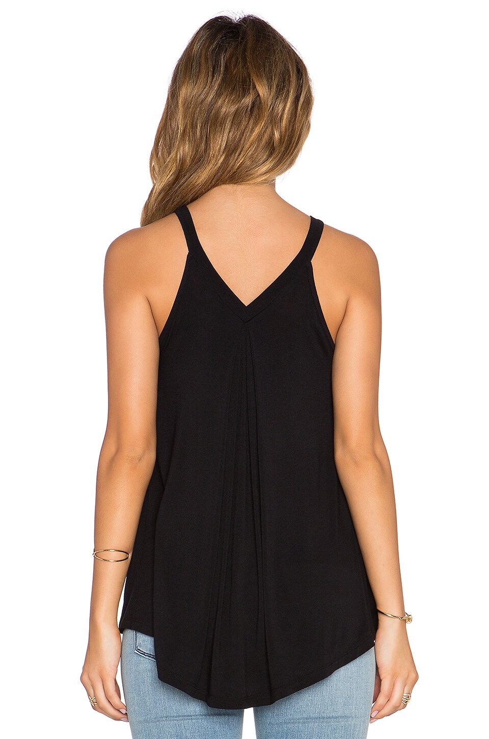 high-low hem tank top