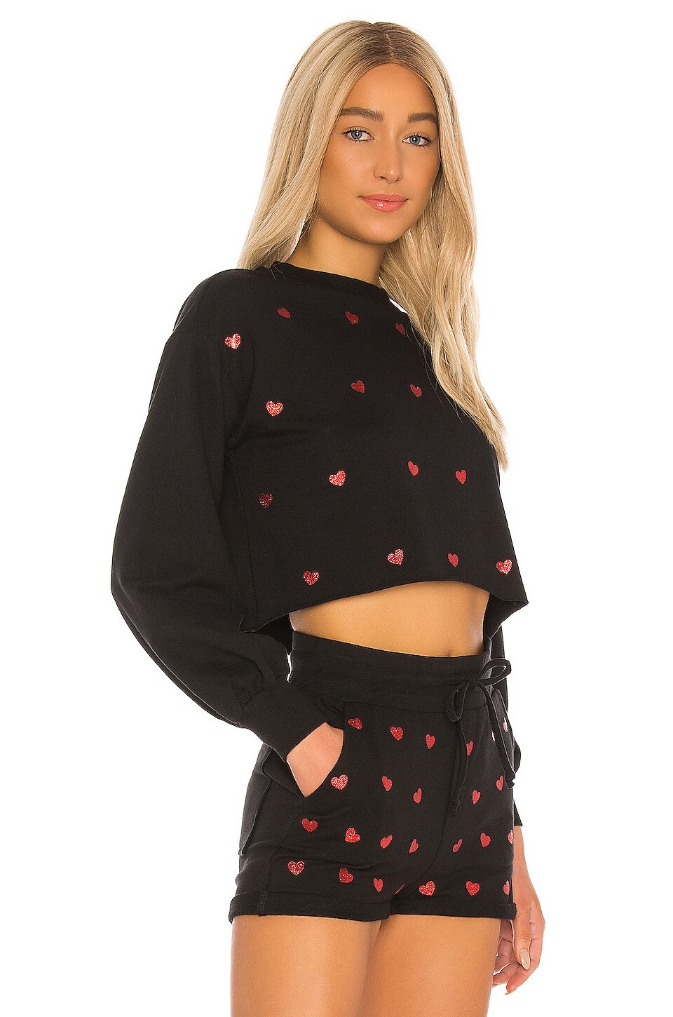 SPARKLE HEART Sweatshirt