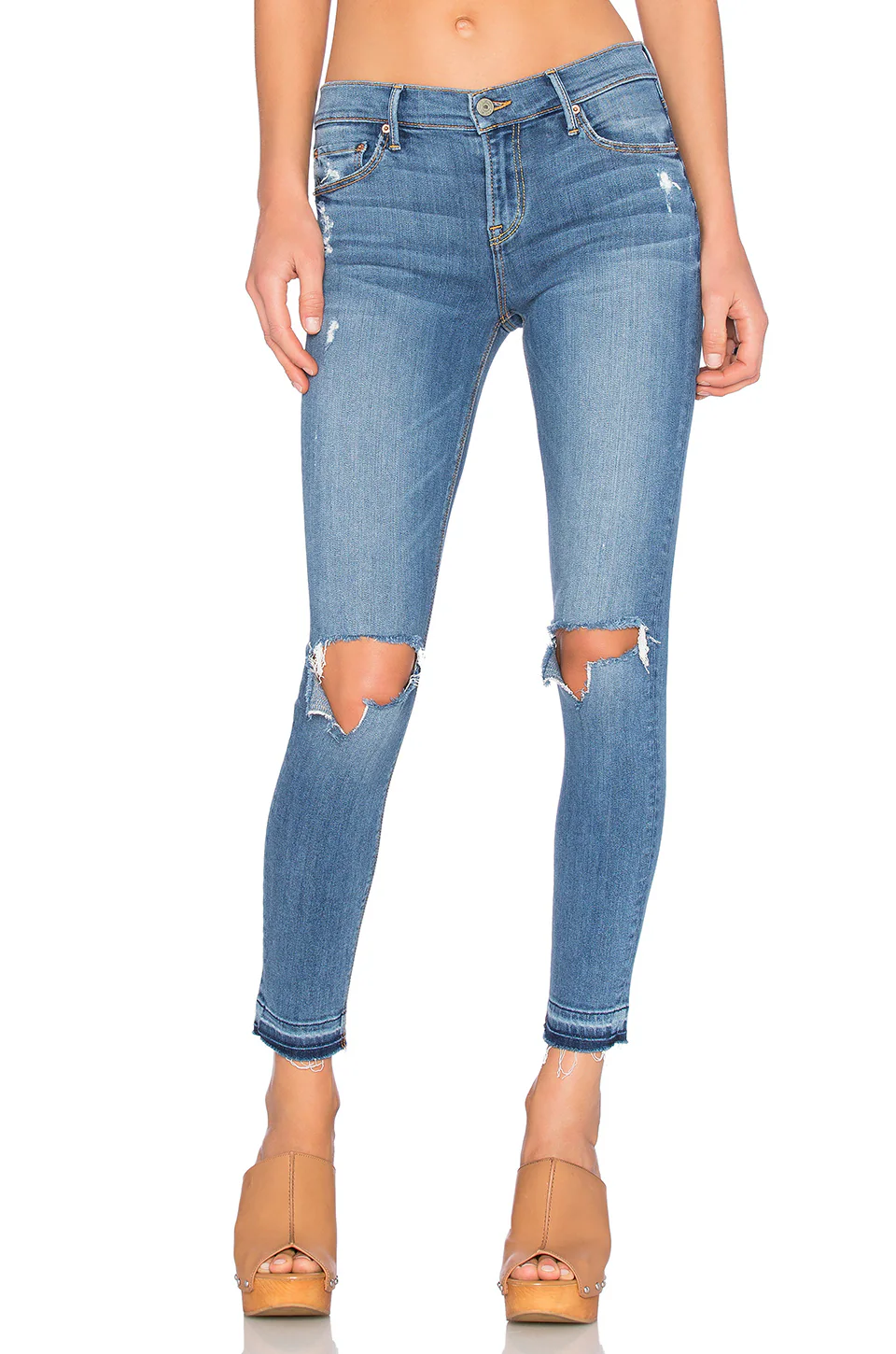 CANDICE mid-crotch super stretch skinny jeans