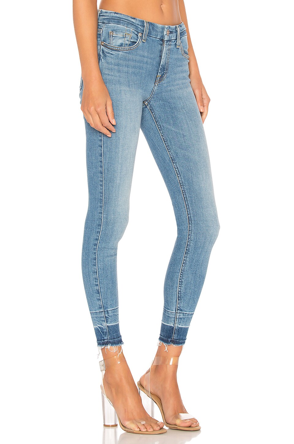 THE ANKLE SKINNY cuffed jeans