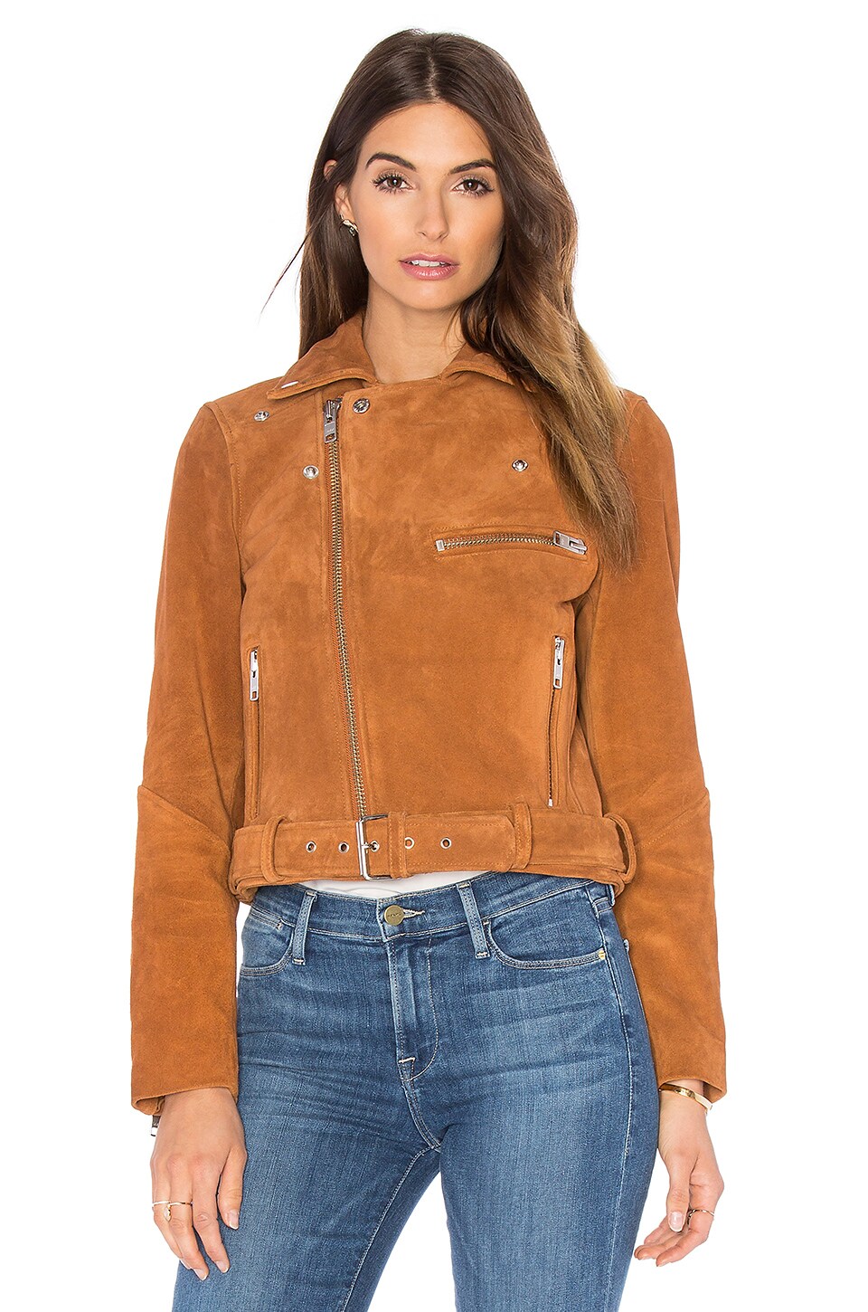 suede biker jacket