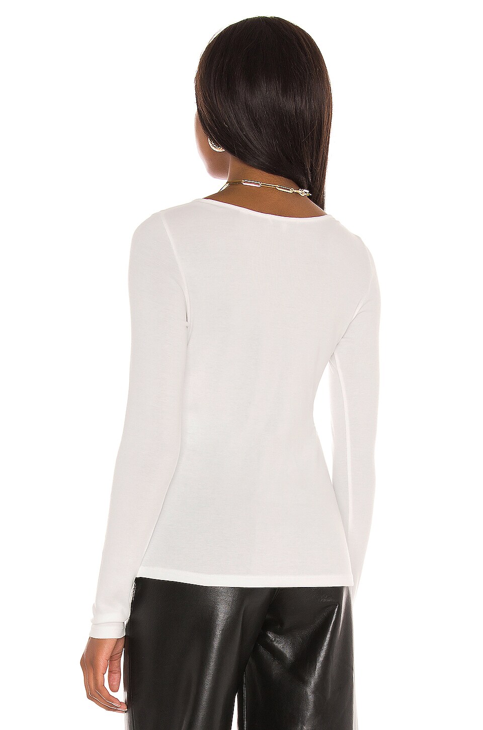 Long Sleeve Square Neck Top