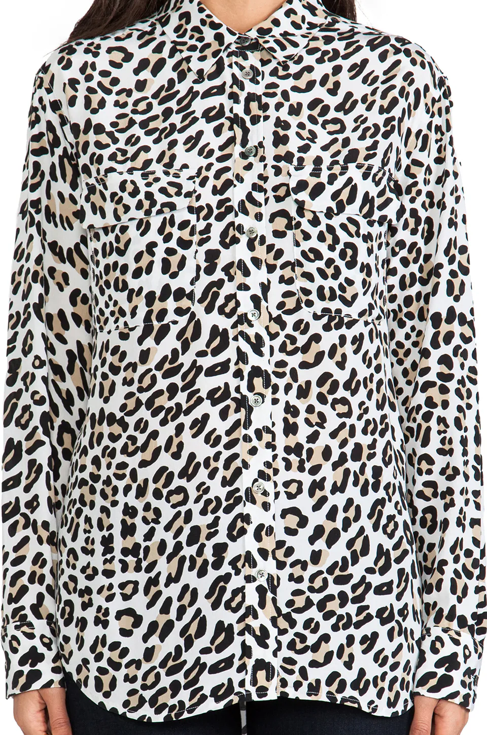 Signature modern leopard print shirt