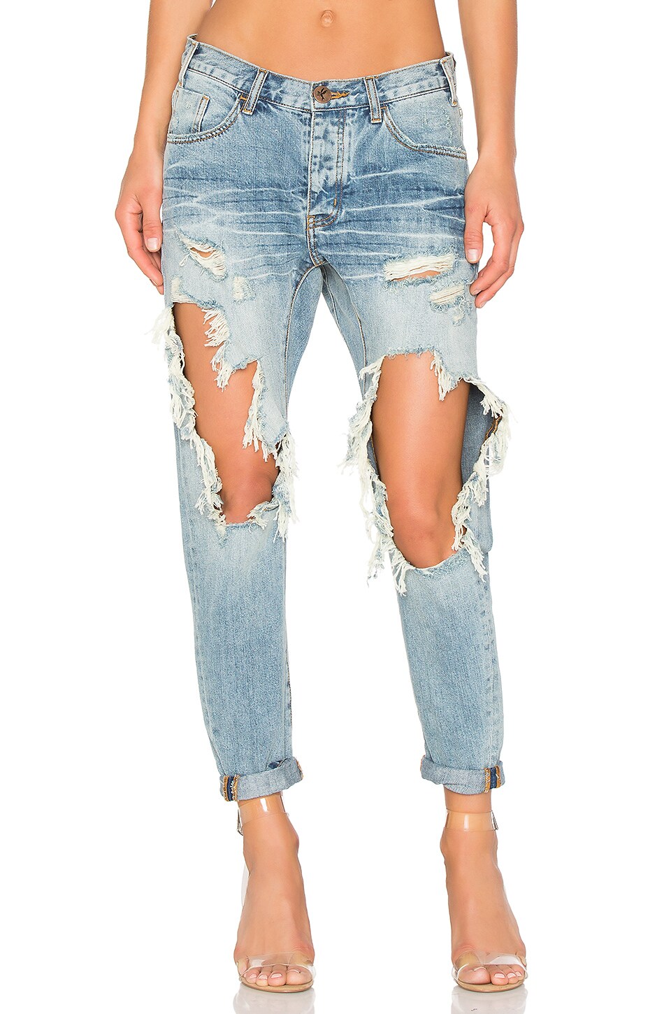 SAINTS boyfriend jeans