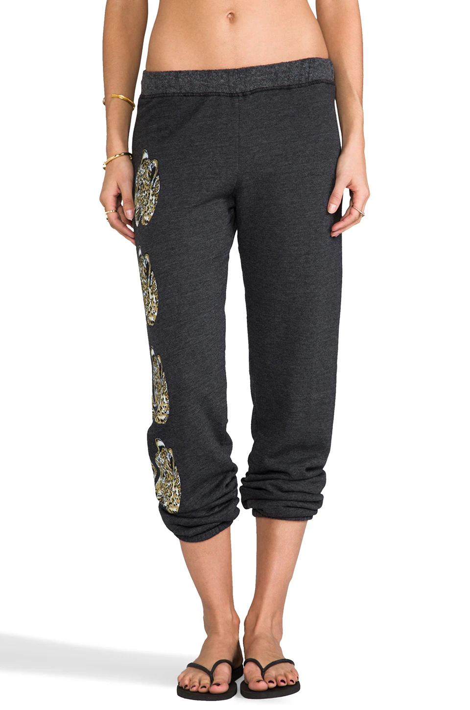 Gia colorful leopard print sweatpants