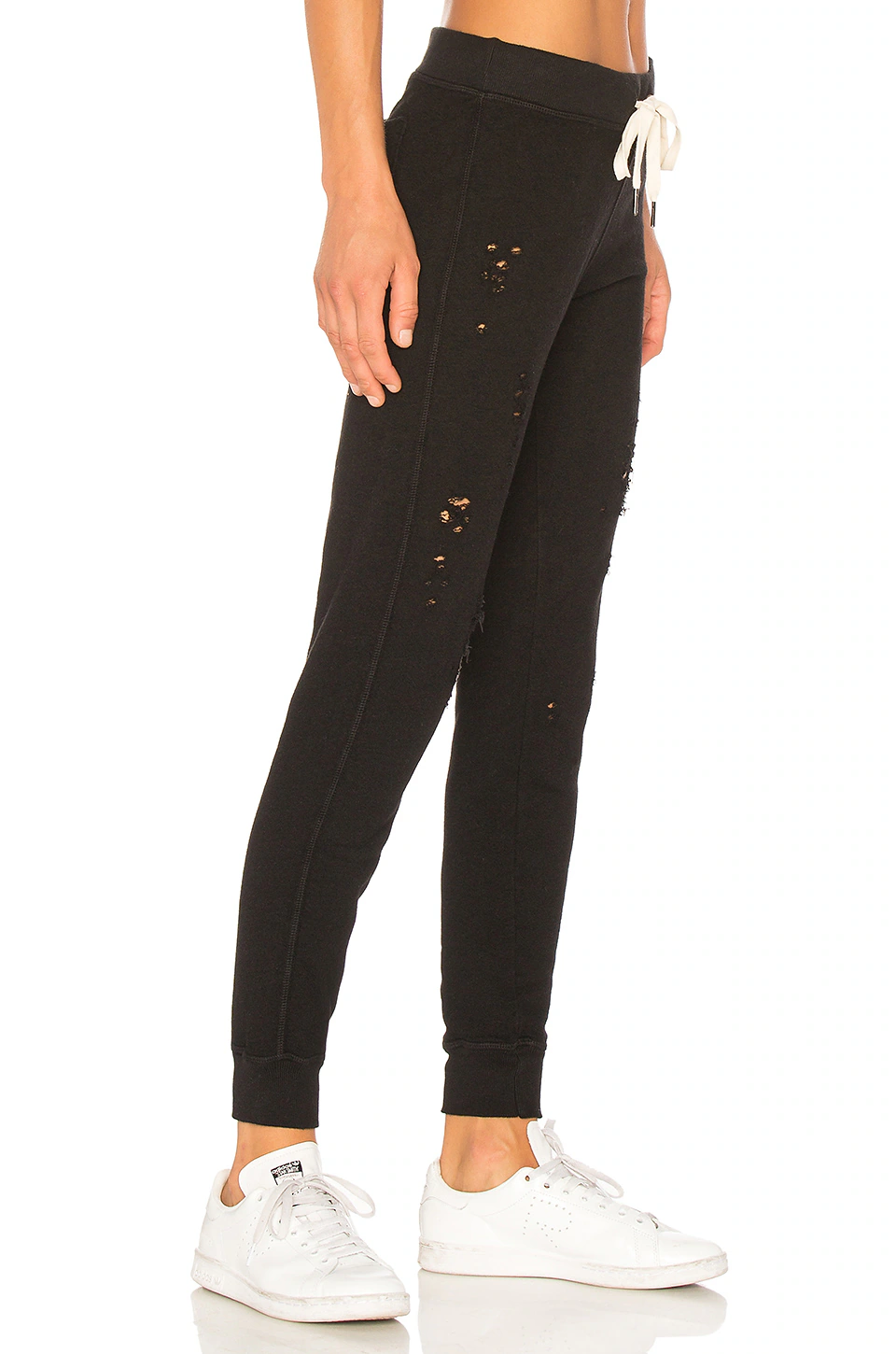 NIKKI distressed track pants