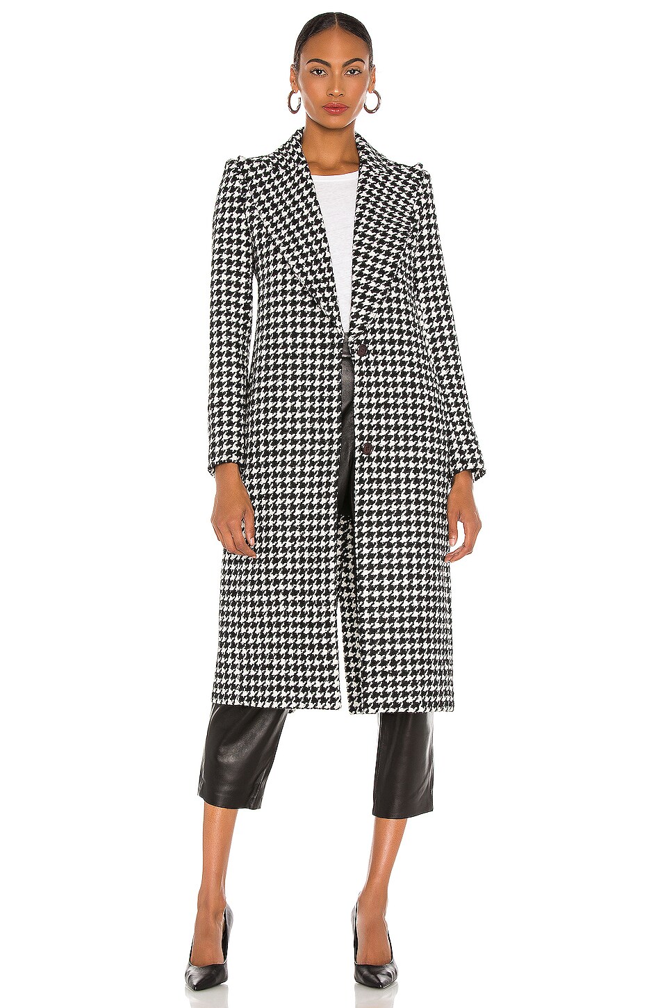 Peaked Lapel Coat